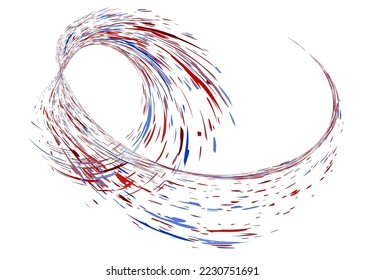 Multi-colored dust particles and debris, paint splashes, strokes are carried by the wind. Murmuration. Design template for the design of banners, posters. EPS 10