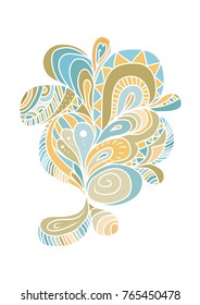 Multicolored east ornament