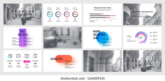 Multicolored elements on a white background. This template is the best as a business presentation, used in marketing and advertising, the annual report, flyer and banner