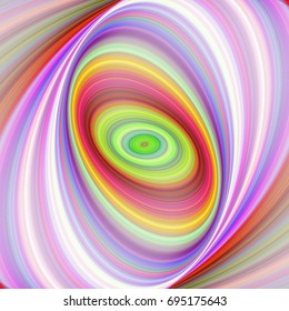 Multicolored elliptical digital fractal art background design
