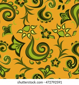 multicolored floral seamless pattern