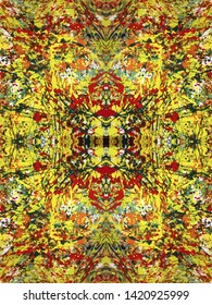 multicolored fractal, splashes of colors, abstract background, pattern, vector