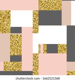 Fondo abstracto geométrico multicolor, concepto de mosaicos, ilustración vectorial