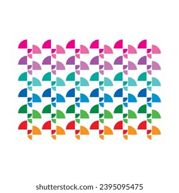 multicolored geometric background. colorful geometric pattern