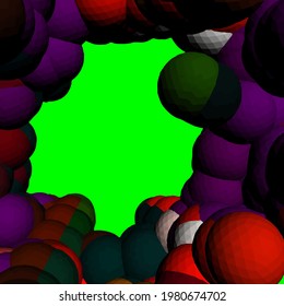 multicolored geometric background with mosaic