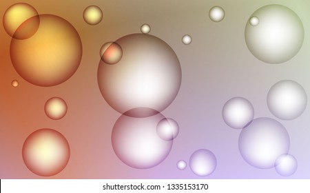 Multicolored geometric circle abstract background. For business presentations wallpaper, flyer, cover. Vector illustration