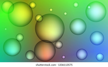 Multicolored geometric circle abstract background. Design for cover page, poster, banner of websites. Vector illustration