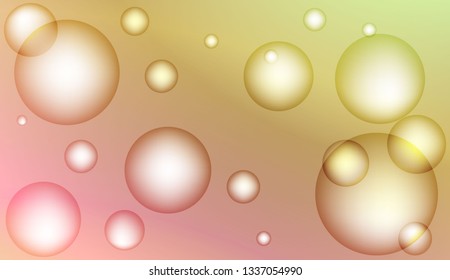 Multicolored geometric circle abstract background. For business presentations wallpaper, flyer, cover. Vector illustration