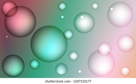 Multicolored geometric circle abstract background. Design for cover page, poster, banner of websites. Vector illustration