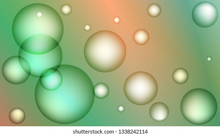 Multicolored geometric circle abstract background. For business presentations wallpaper, flyer, cover. Vector illustration