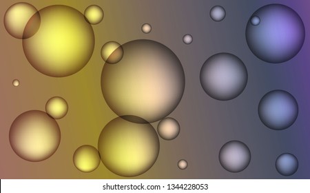 Multicolored geometric circle abstract background. For business presentations wallpaper, flyer, cover. Vector illustration