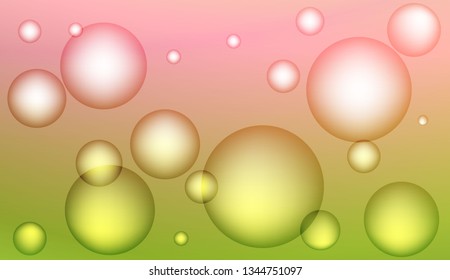 Multicolored geometric circle abstract background. For business presentations wallpaper, flyer, cover. Vector illustration