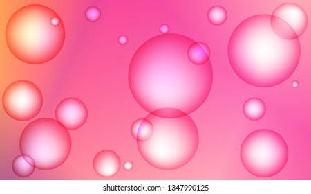 Multicolored geometric circle abstract background. Design for cover page, poster, banner of websites. Vector illustration