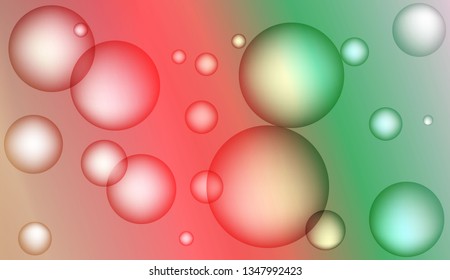 Multicolored geometric circle abstract background. Design for cover page, poster, banner of websites. Vector illustration