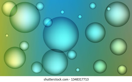 Multicolored geometric circle abstract background. For business presentations wallpaper, flyer, cover. Vector illustration