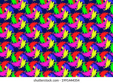 Multicolored geometric pattern, abstract texture