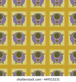 Multicolored geometric traditional seamless pattern.