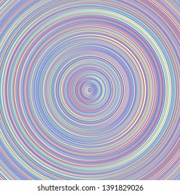 Multicolored geometrical gradient concentric circle background design - colorful vector graphic