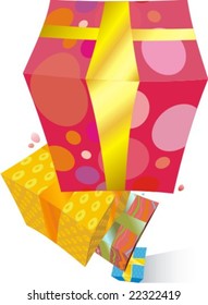 Multi-colored gifts