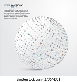 Multicolored globe vector illustration