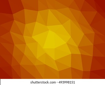 Multicolored gradient low-poly background. Vector illustration.