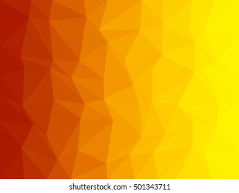 Multicolored gradient low-poly background. Vector illustration.