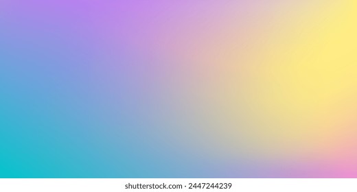 Multicolored Gradient. Rainbow vibrant modern color blend background. Abstract template for poster, cover, wallpaper, brochure