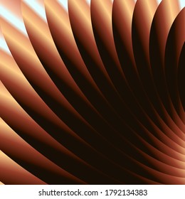 mehrfarbige Farbverlauf-Streifen abstraktes Konzept, polygonaler technischer Hintergrund.