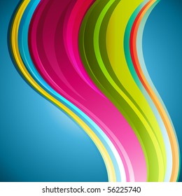 Multicolored graphic design