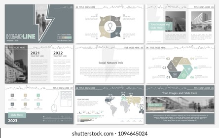 Multi-colored, green, presentation template, white background. 2020.Creative, infographic elements. leaflet, flyer, corporate report, marketing, screen, advertisement, document, annual report, vector
