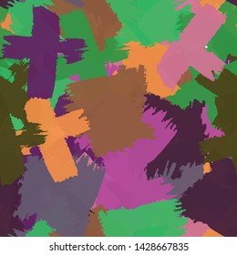 Multicolored grunge background. Abstract seamless vector texture