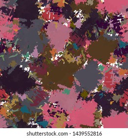 Multicolored grunge background. Abstract seamless vector texture