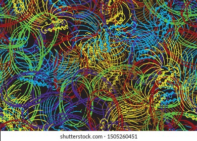 Multicolored grunge background. Seamless abstract texture