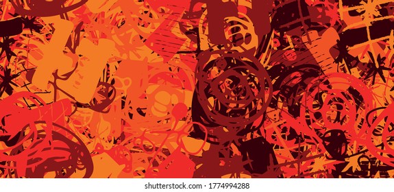 Multicolored grunge background. Seamless abstract texture