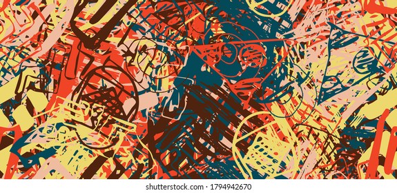 Multicolored grunge background. Seamless abstract texture