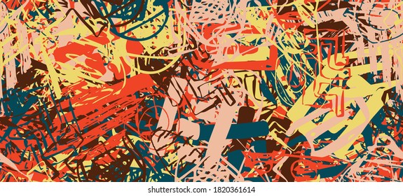 Multicolored grunge background. Seamless abstract texture