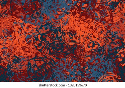 Multicolored grunge background. Seamless abstract texture. Vintage repeating vector pattern. Template for printing on fabric, Wallpaper, posters, backgrounds