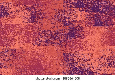 Fondo de fondo multicolor. Una textura abstracta sin inconvenientes. Patrón vectorial de repetición vintage. Plantilla para imprimir en tela, papel tapiz, carteles, fondos