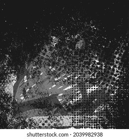 mehrfarbige Grunge-Textur. Abstrakter Hintergrund aus verschiedenen Farben. Pinselstriche und Blocks