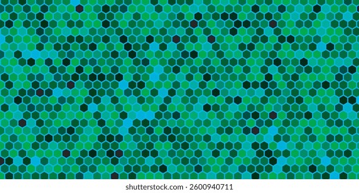 Multicolored Hexagon Geometric Seamless Background with Vibrant Abstract Pattern and Modern Design for Digital and Print Use