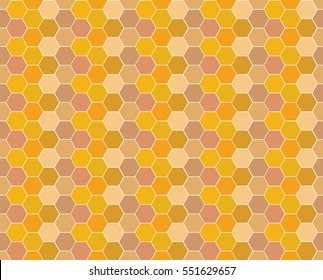 Multicolored hexagon geometric seamless background.