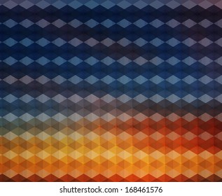 multicolored hexagons vector geometric background with gradients  lines  different colors pattern eps 10