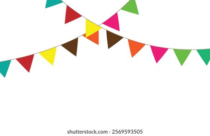 Multicolored  icon. Festival carnival and decoration theme. Isolated design. Vector illustration .