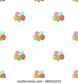 Multicolored inable balls.Party and parties single icon in cartoon style vector symbol stock illustration.
