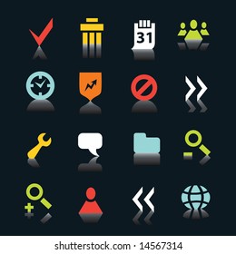 Multicolored internet icons, part 2