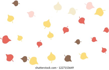 Multi-colored leaf texture. Leaf texture background.