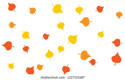 Multi-colored leaf texture. Leaf texture background.