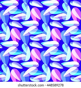 Multicolored leaves on a bright background seamless pattern.