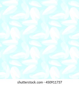 Multicolored leaves on a bright background seamless pattern.