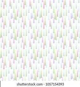 Multicolored light background with gradient. Minimalism. Dissolving bands. Aerial perspective. 3D effect. Vector image. Design. Decoration of walls and ceiling. Spectacular variegated tiles.